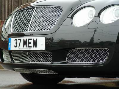 <span class="light">Bentley</span> Continental GT Stainless Steel Stone Guard (4 piece).