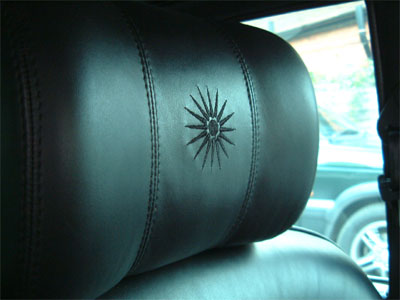 <span class="light">Rolls-Royce</span> Silver Wraith 11 – Macedonian flag Embroidered into headrests.