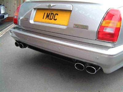 <span class="light">Continental</span> R, S & T Mulliner Le Mans Quad outlet exhaust system.